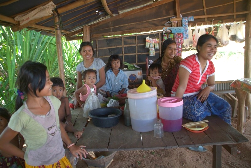 	Kambodscha: Die Landbevölkerung ist immer sehr freundlich und aufgeschlossen	